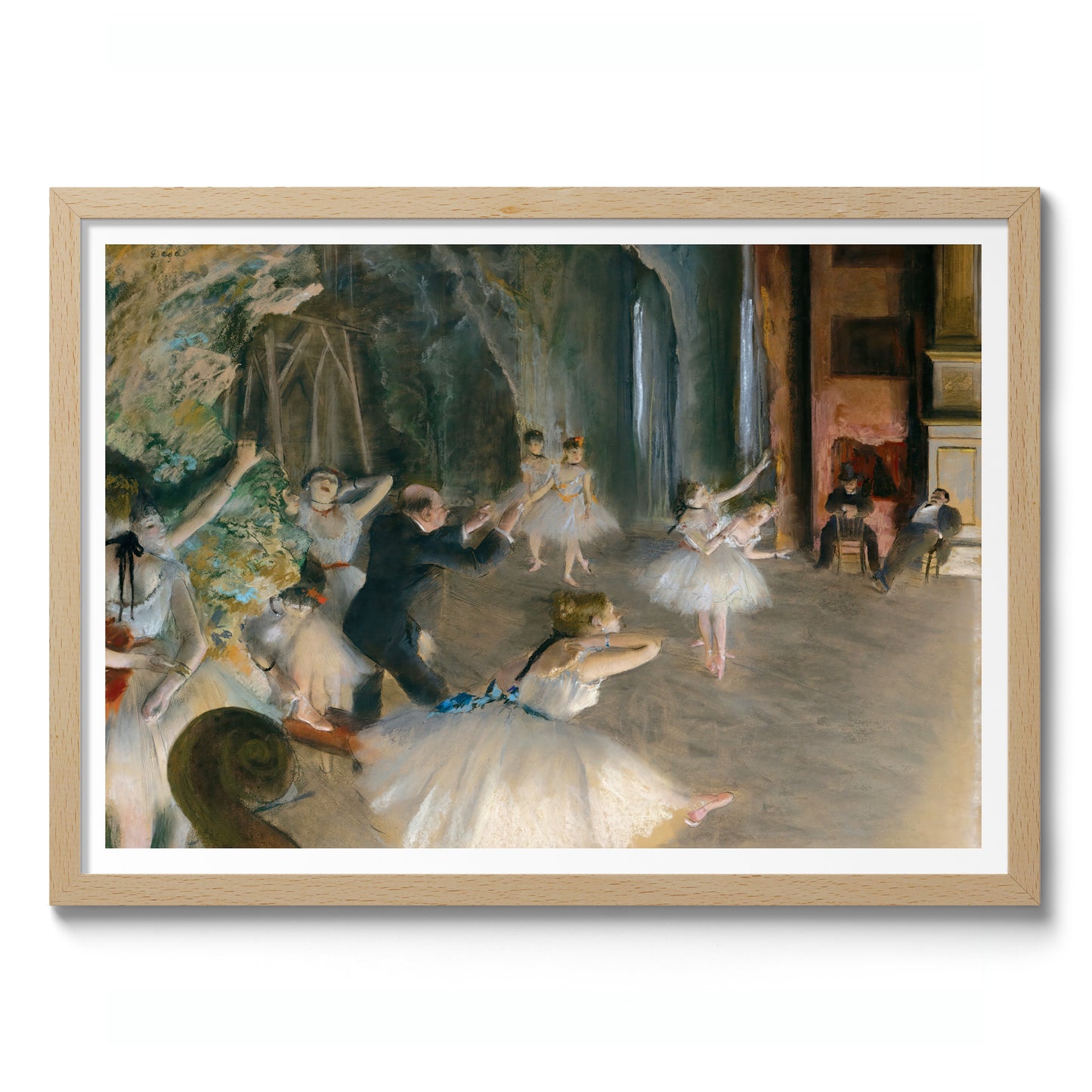 Die Probe auf der Bühne