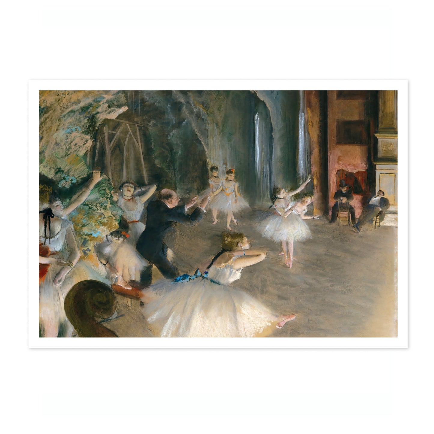 Die Probe auf der Bühne