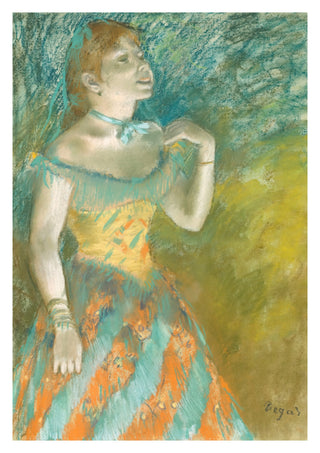 Sångaren i grönt print