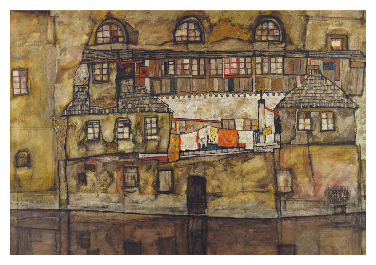 House Wall on the River