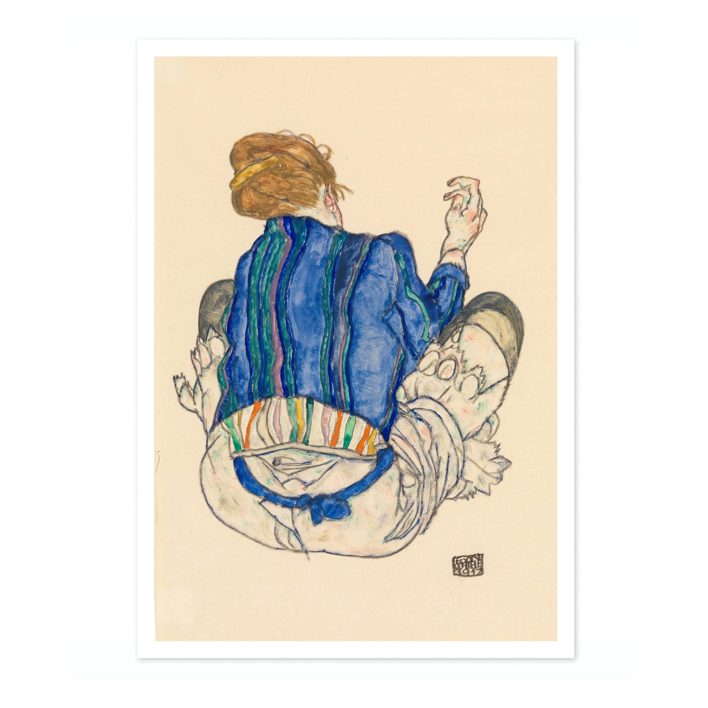 Seated Woman Back View