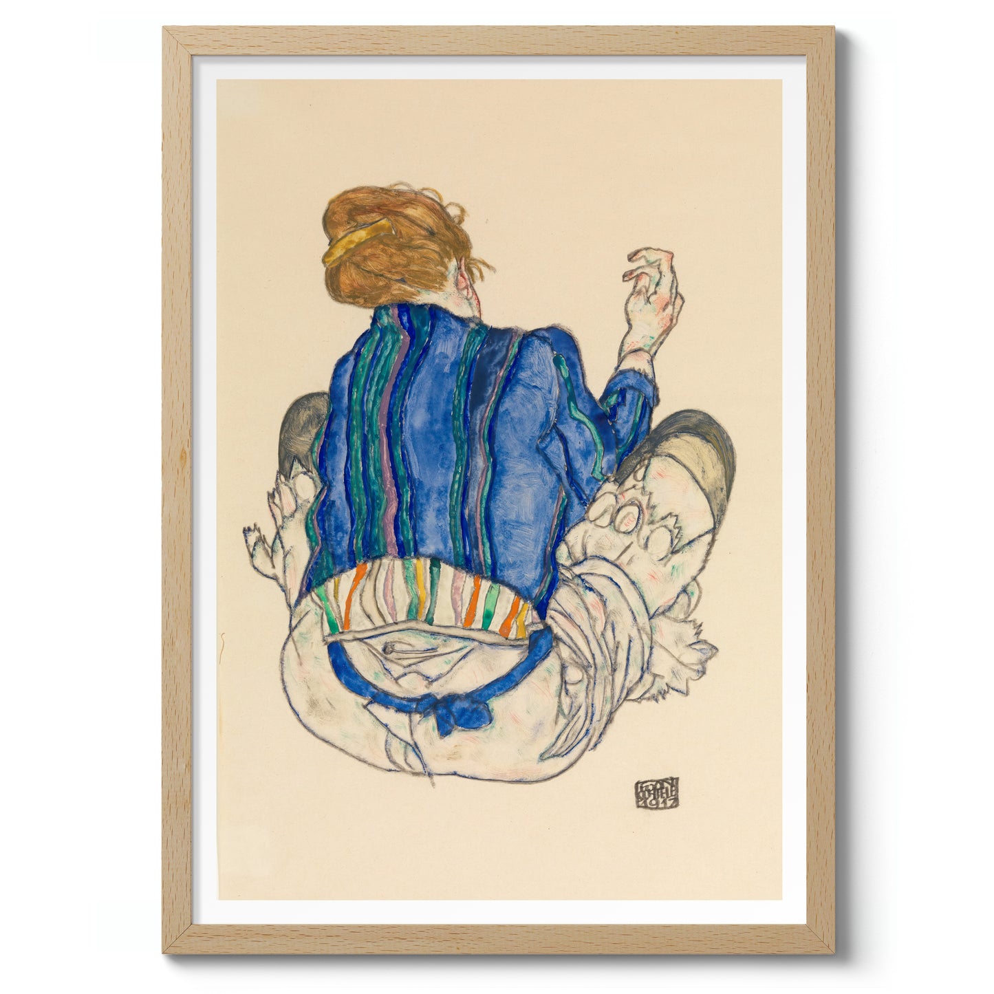 Seated Woman Back View