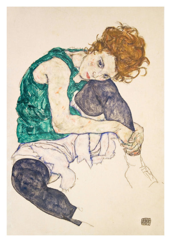 Seated Woman with Legs Drawn Up