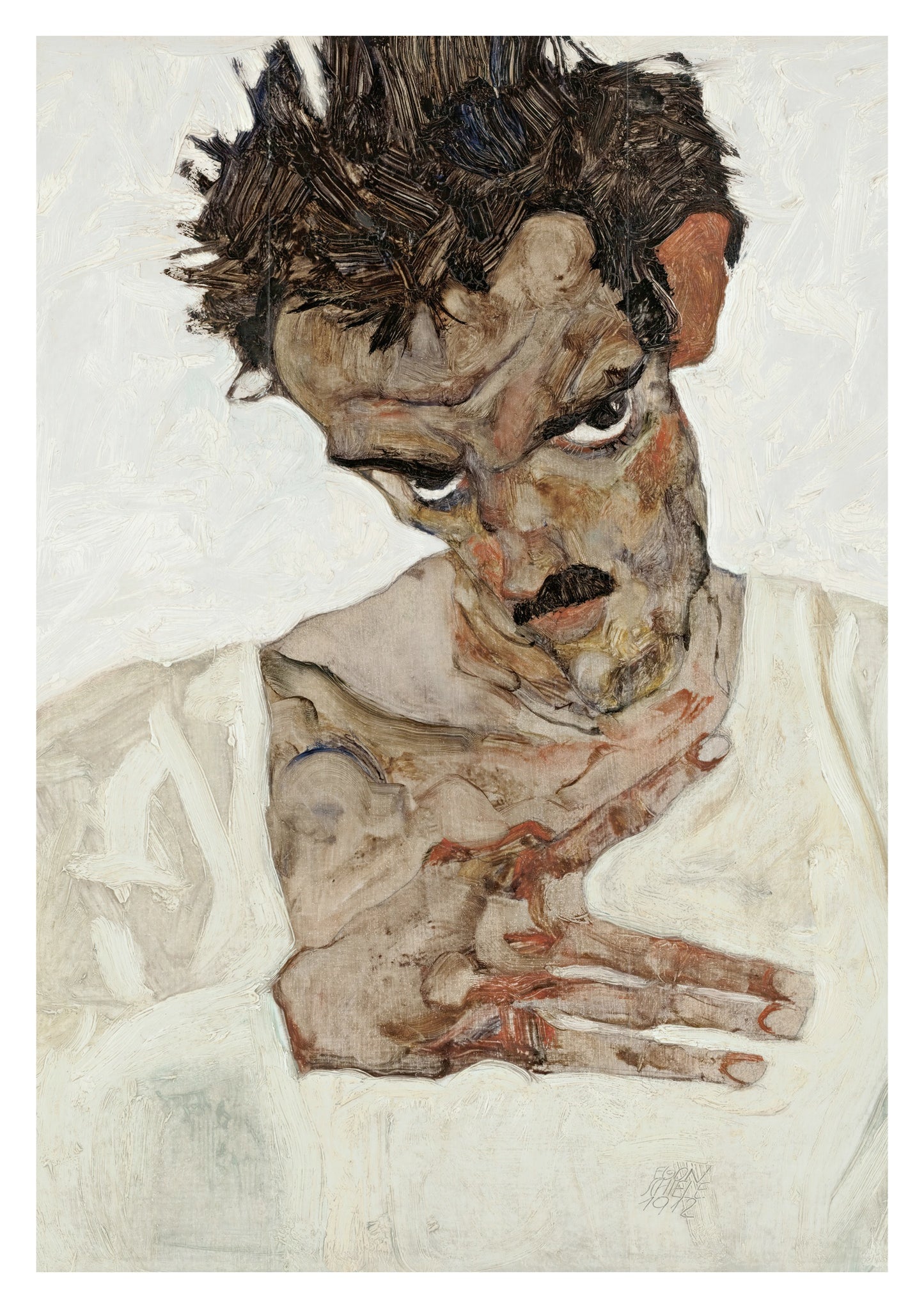 Self-Portrait with Lowered-Head