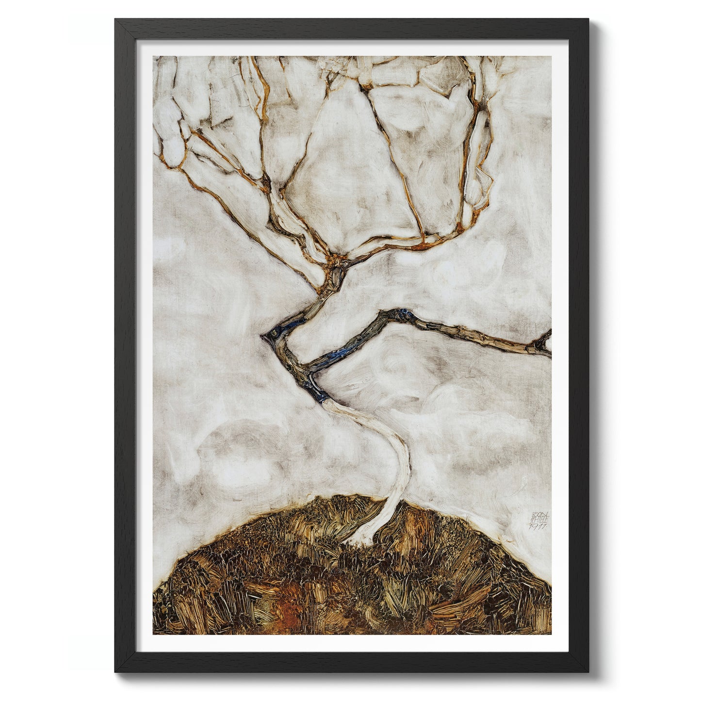 Kleiner Baum im Spätherbst