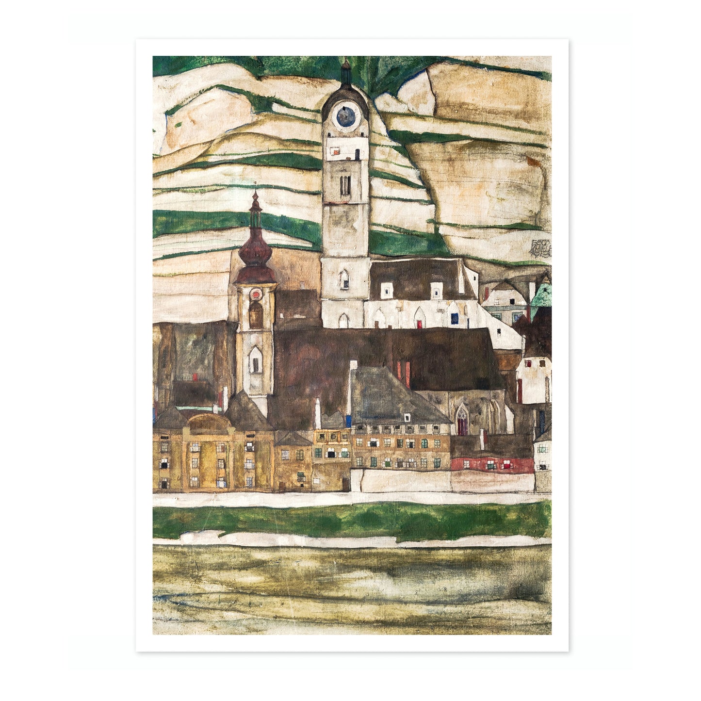 Stein on the Danube, Seen from the South