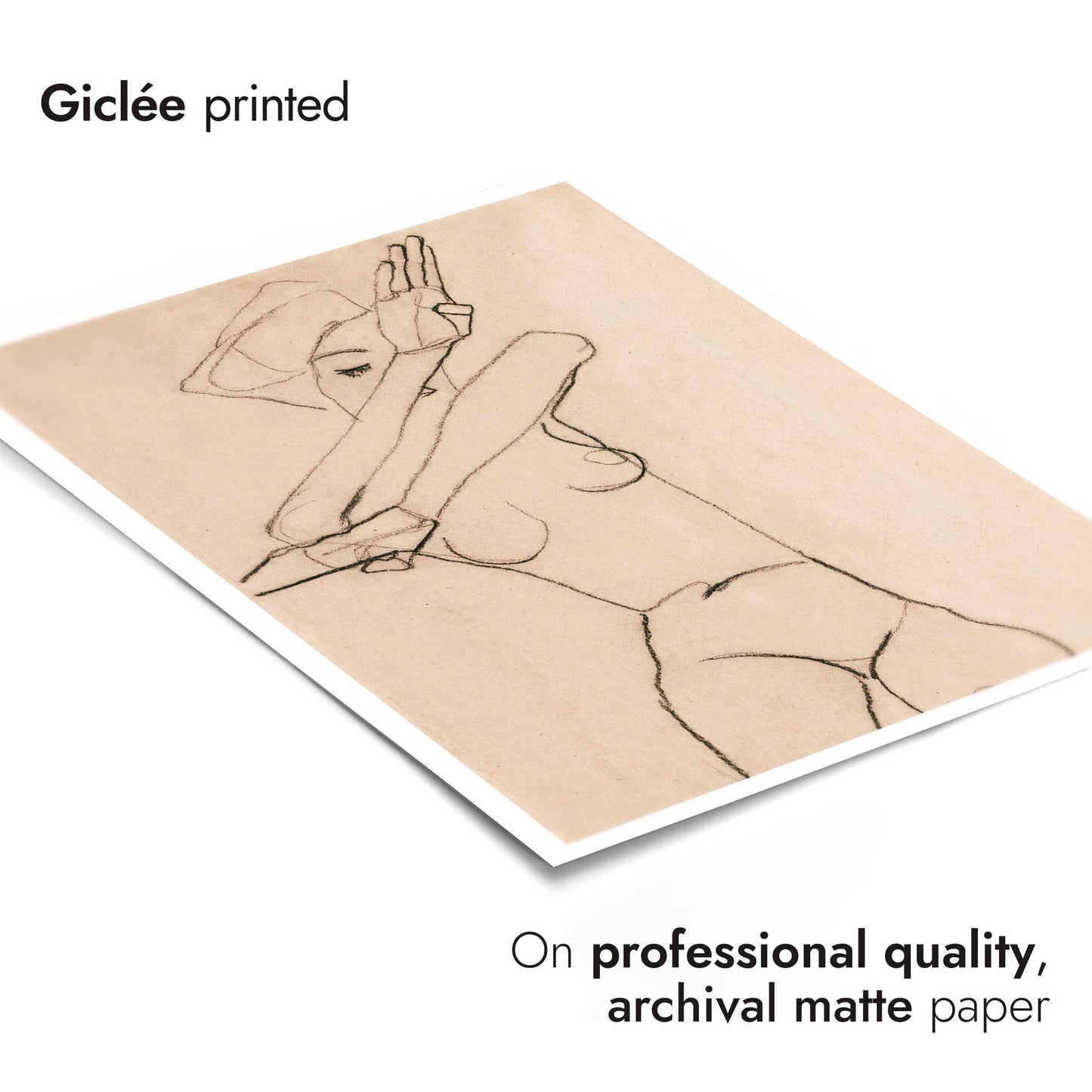 Female Nude with Raised Forearms