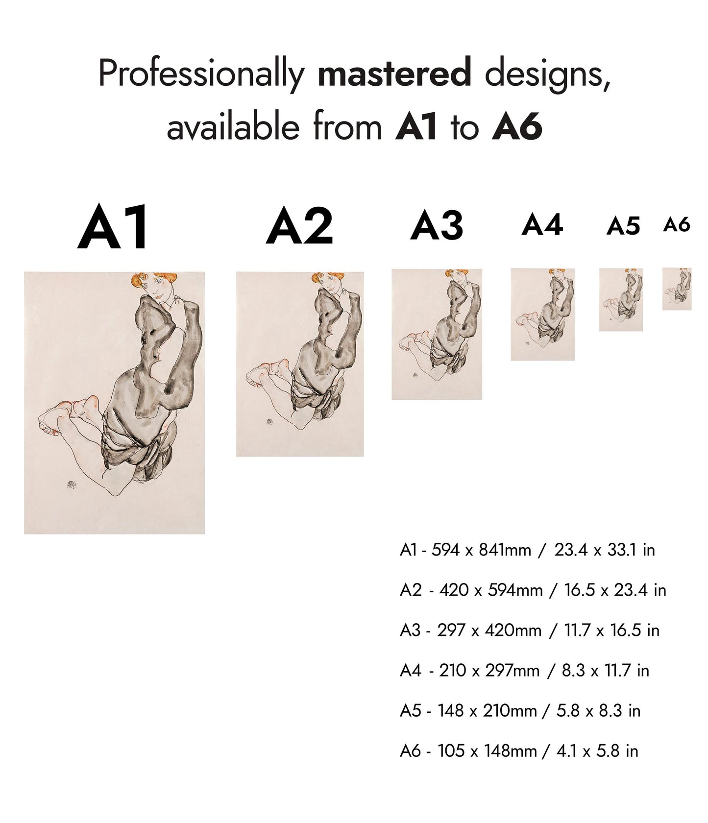 Kneeling Woman with a Grey Cape