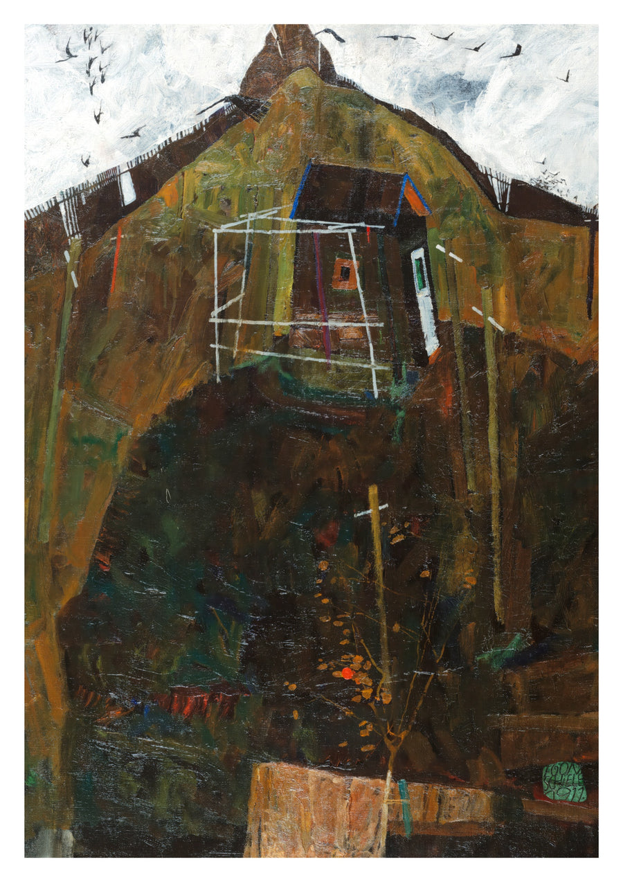 Landscape with Ravens - Print Only frame