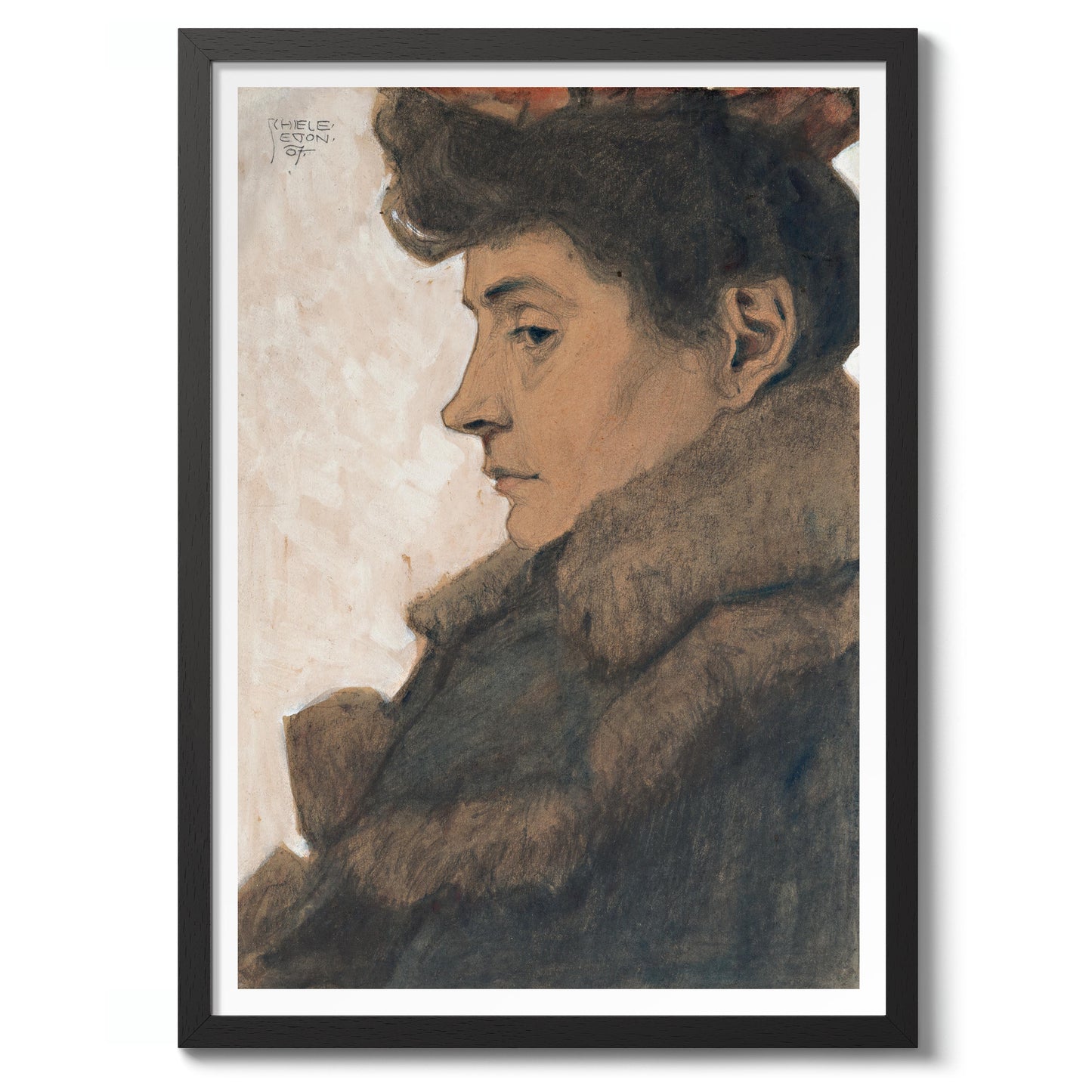 Portrait of the Artist's Mother with Fur Collar