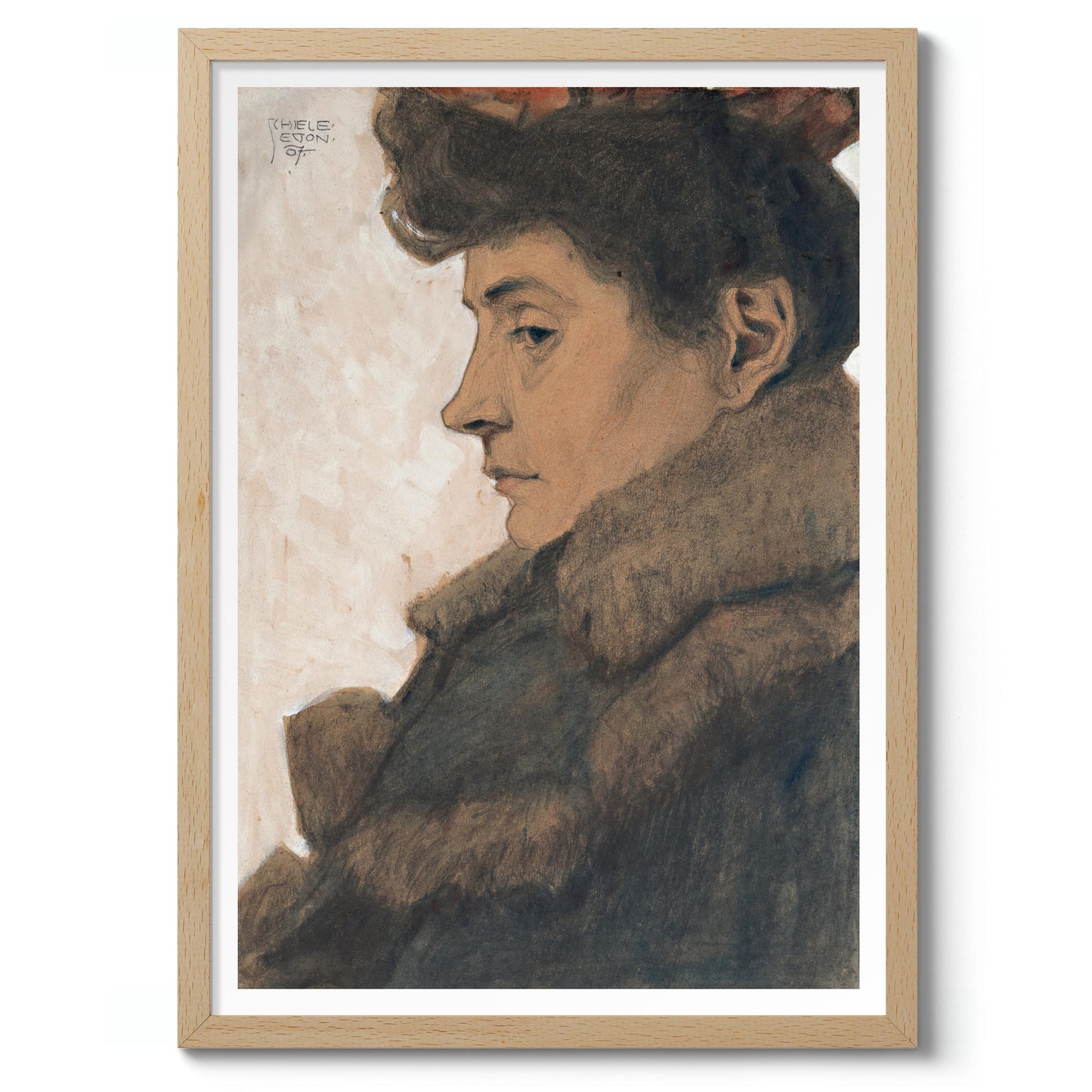 Portrait of the Artist's Mother with Fur Collar