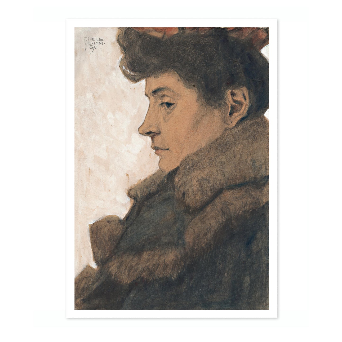 Portrait of the Artist's Mother with Fur Collar
