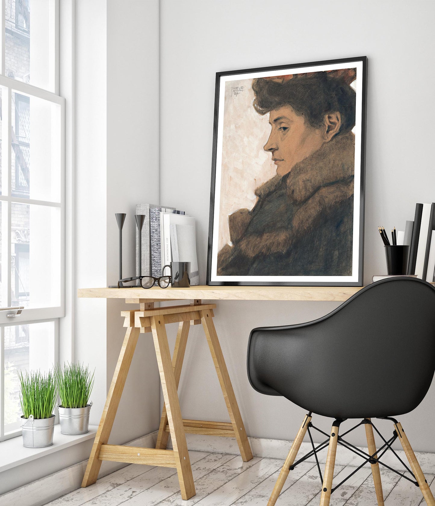 Portrait of the Artist's Mother with Fur Collar