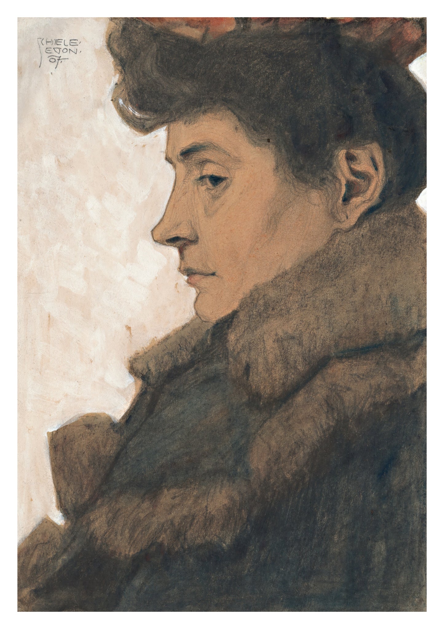 Portrait of the Artist's Mother with Fur Collar