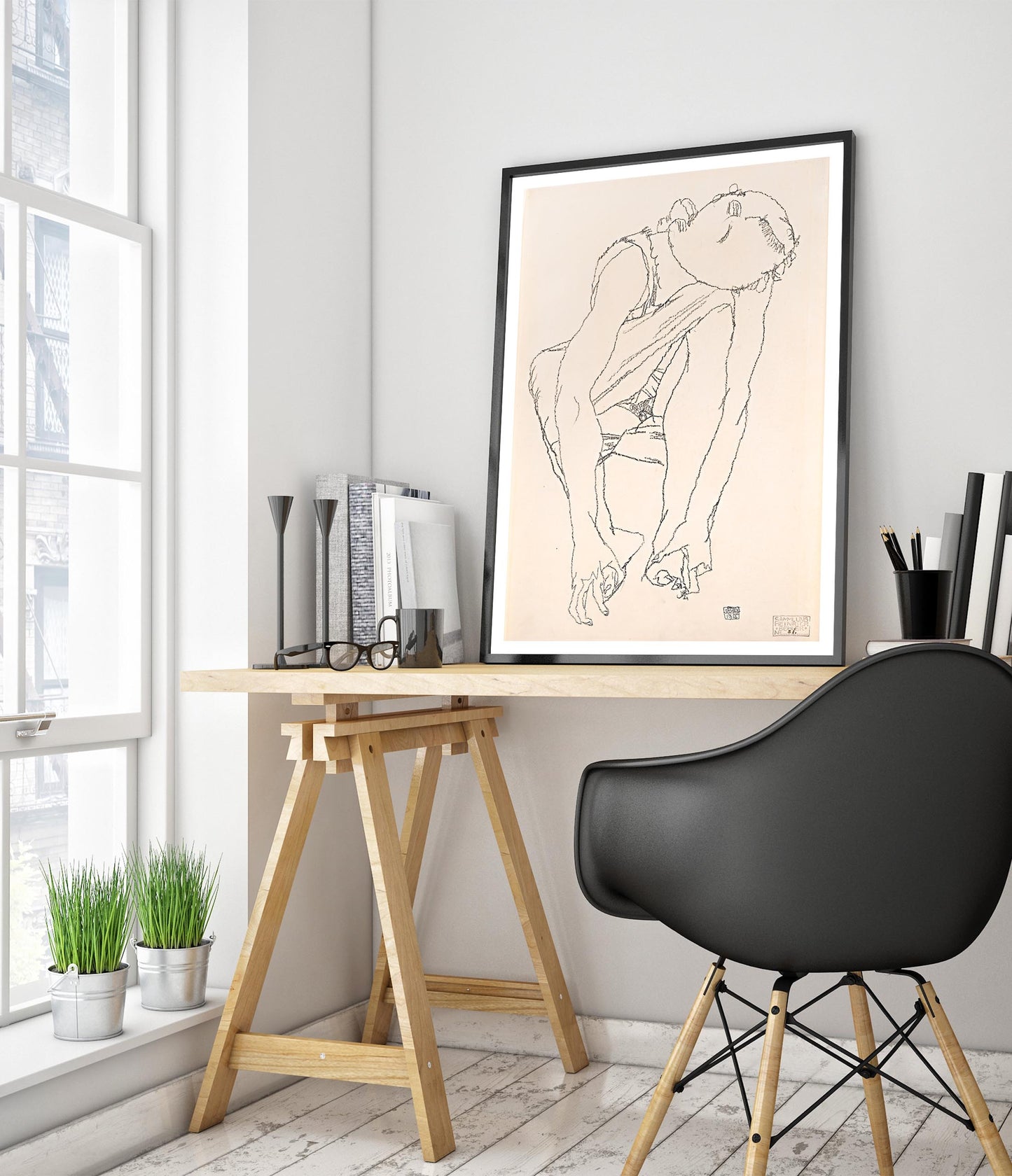 Seated Woman Clasping her Feet