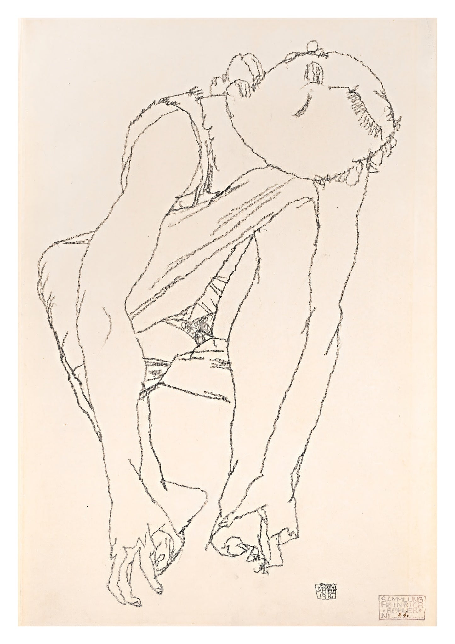 Seated Woman Clasping her Feet