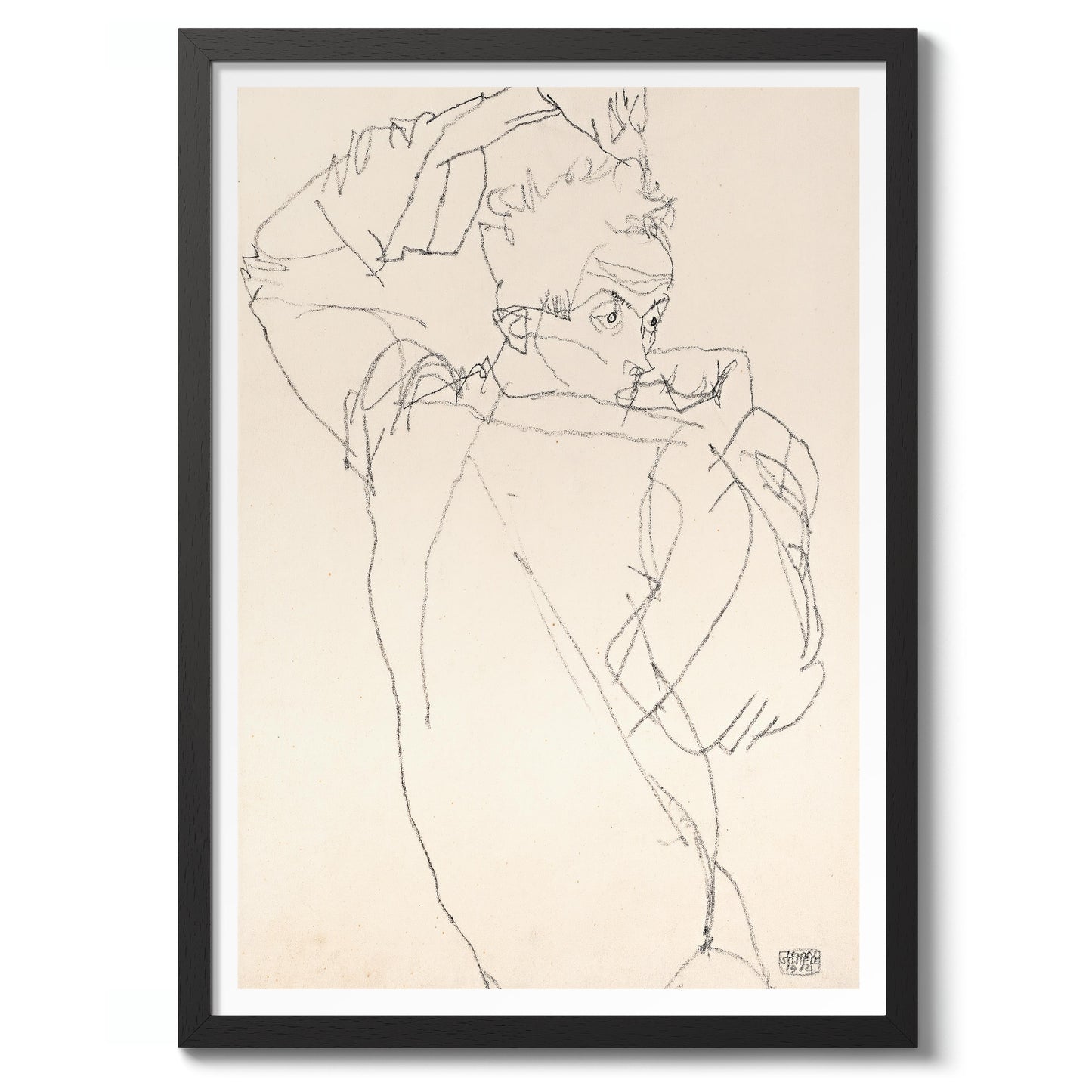 Self-Portrait in Dramatic Pose