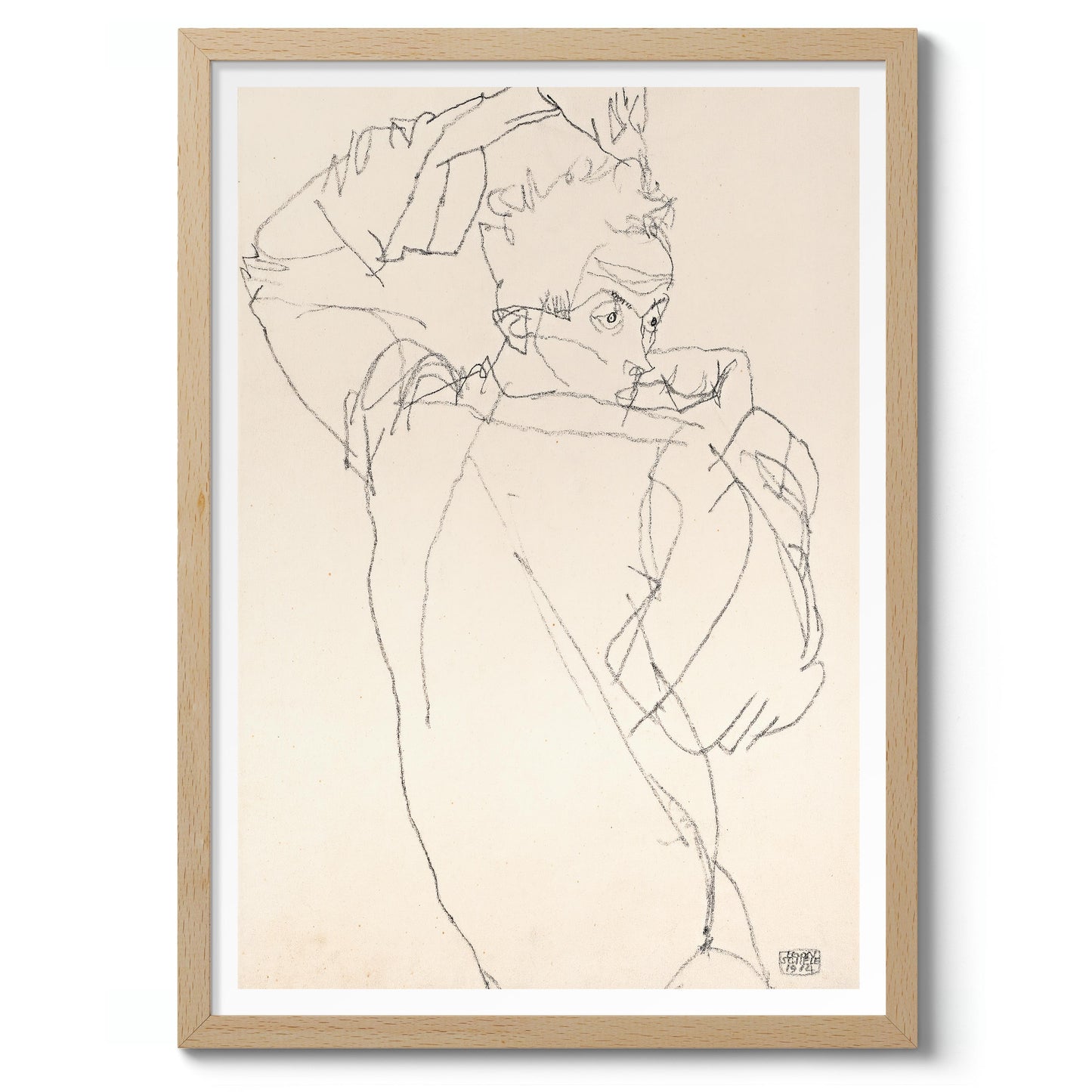 Self-Portrait in Dramatic Pose