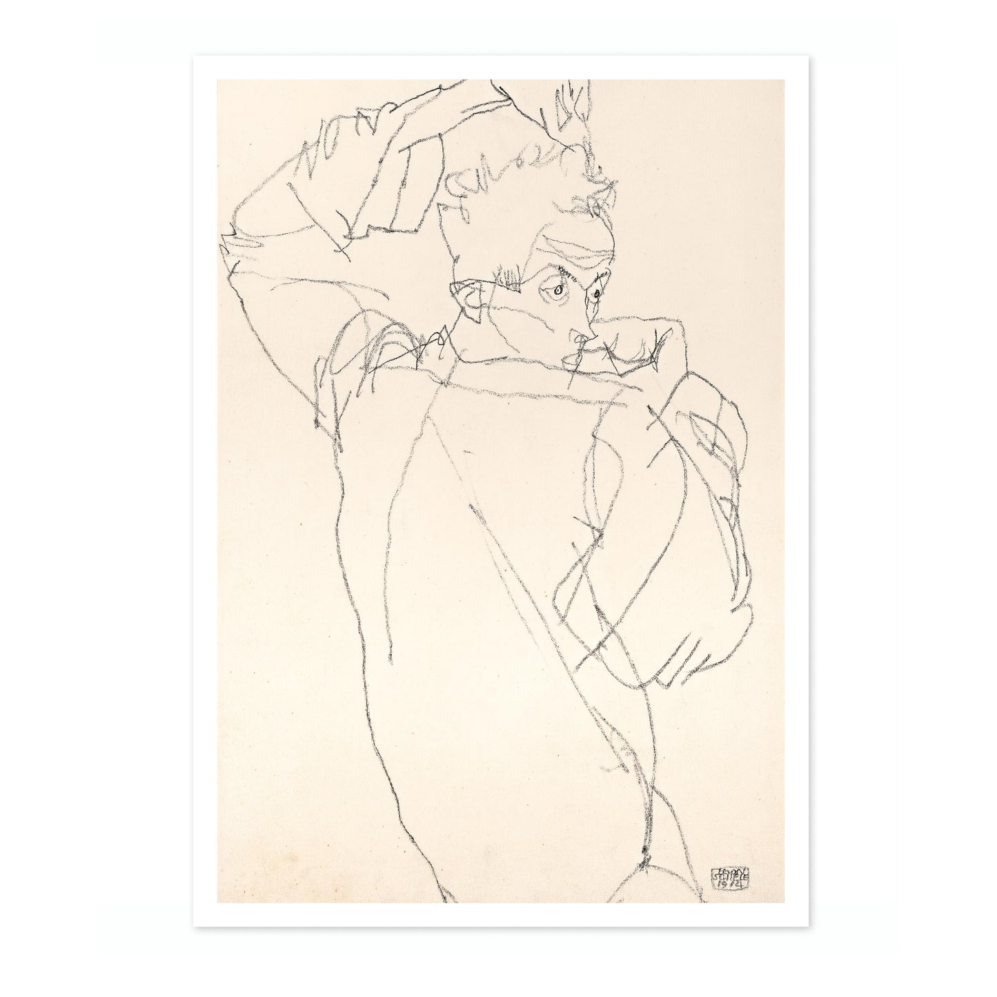 Self-Portrait in Dramatic Pose