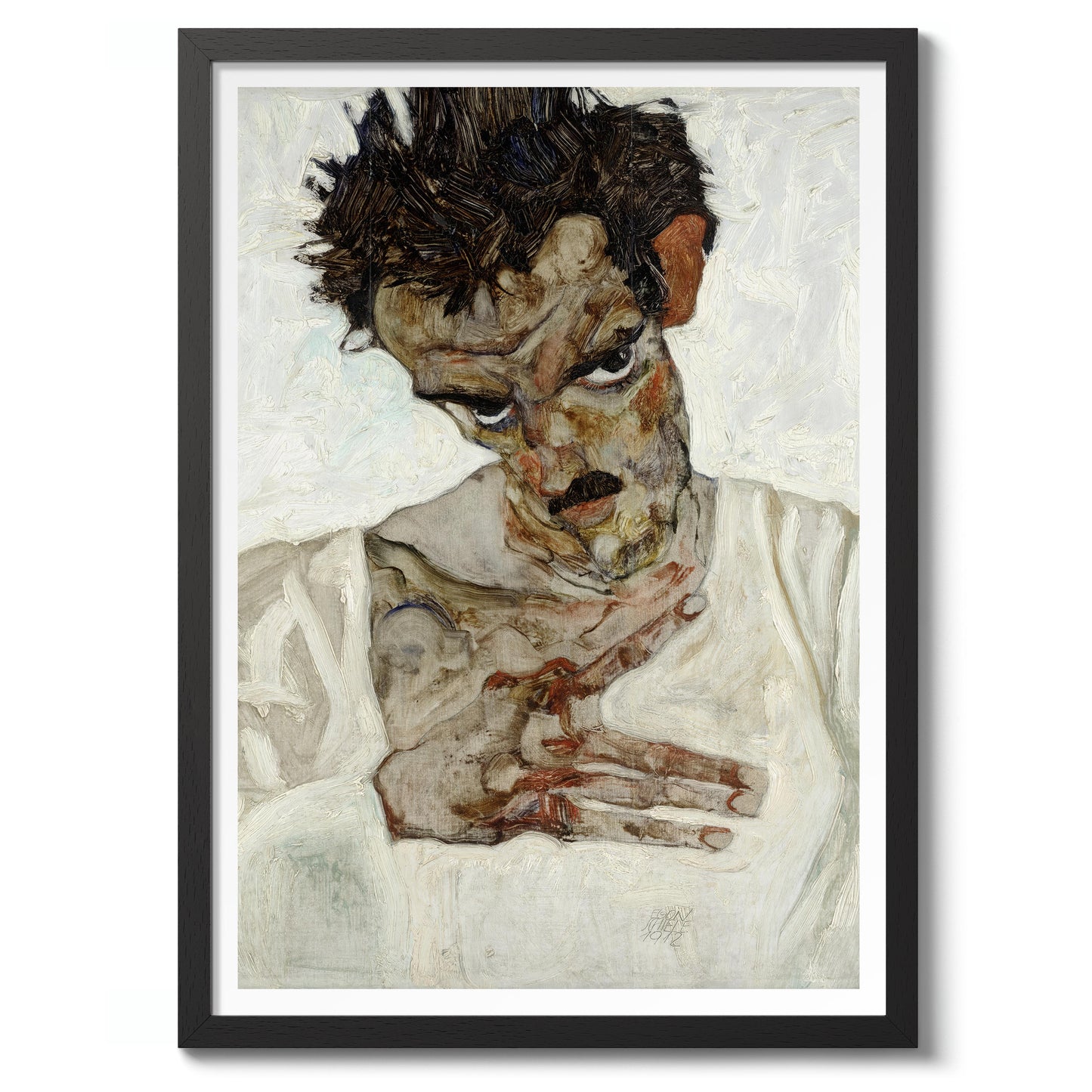 Self-Portrait with Lowered Head