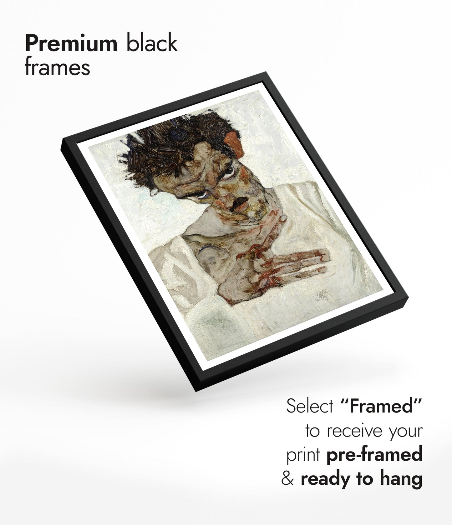 Self-Portrait with Lowered Head