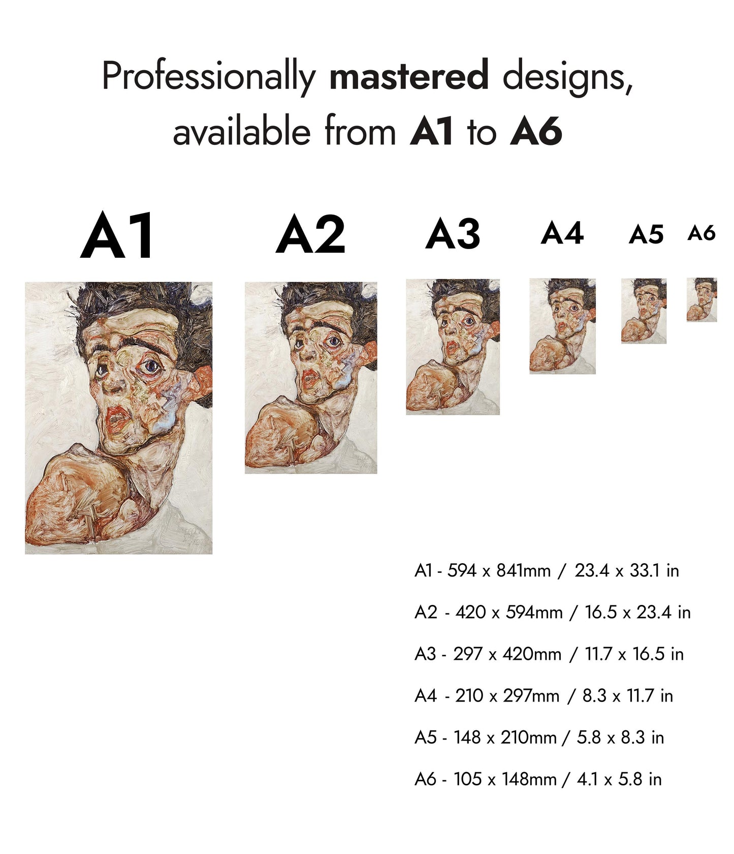 Self-Portrait with Raised Bare Shoulder