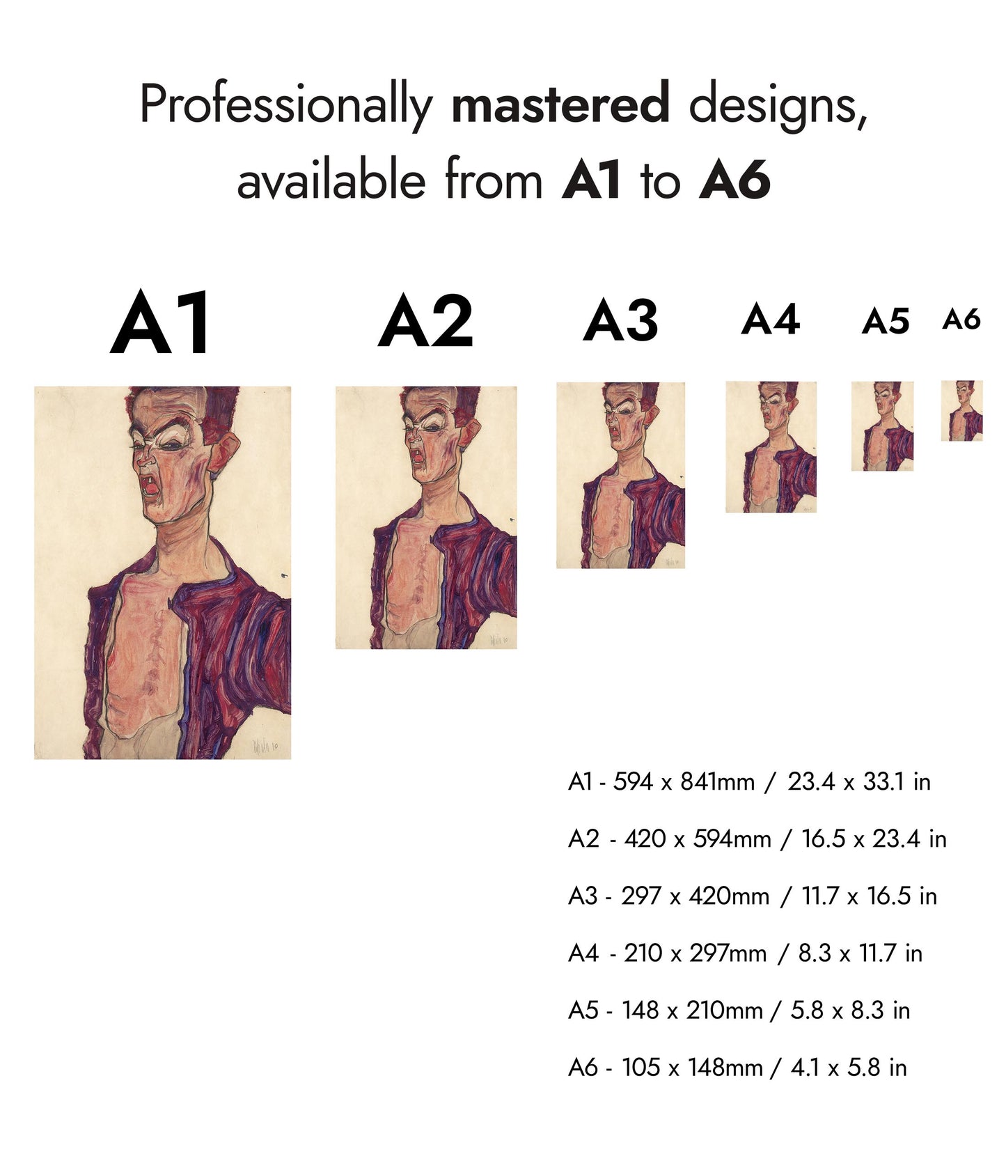 Self-Portrait, Grimacing