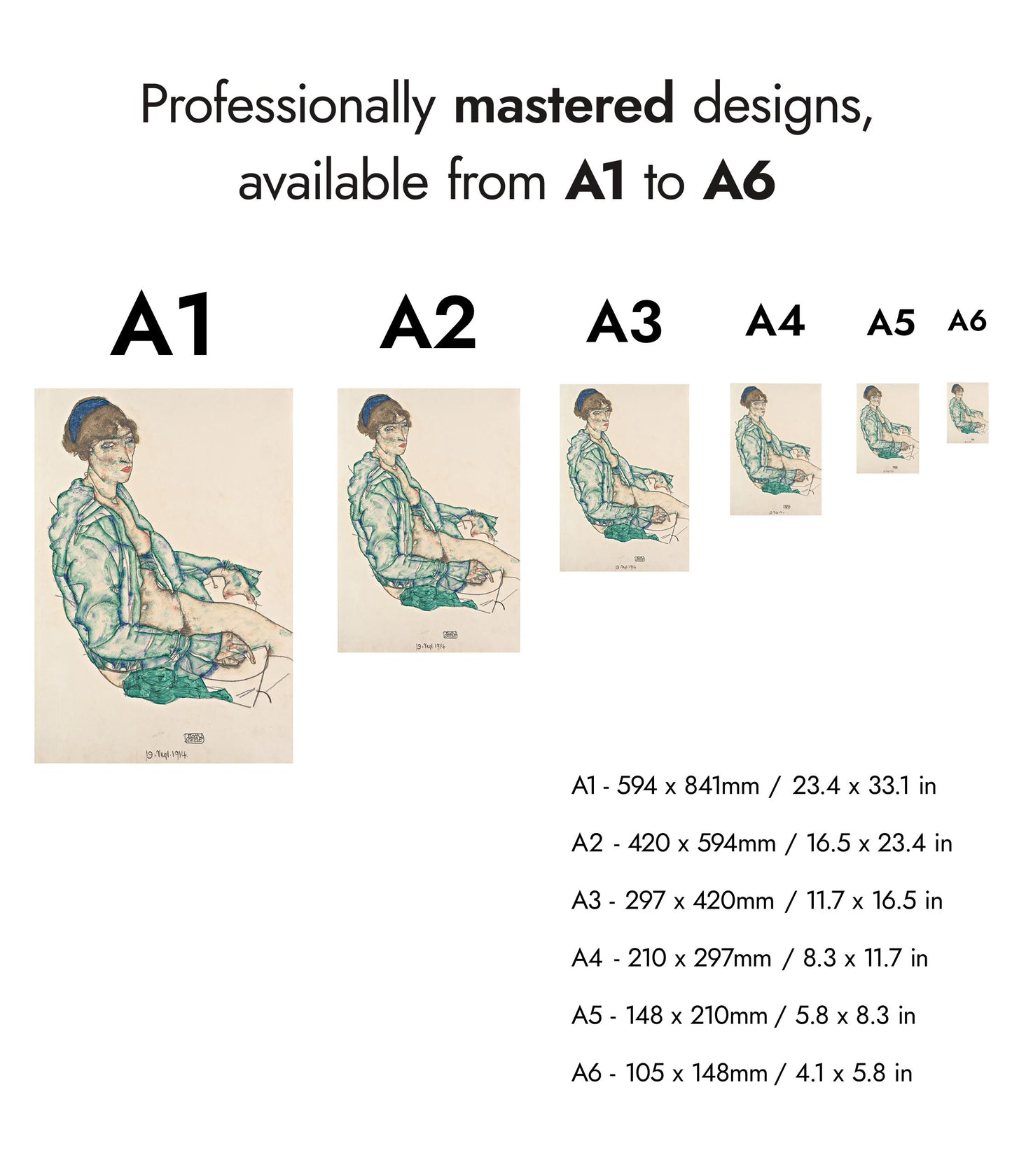 Sitting Semi-Nude with Blue Hairband