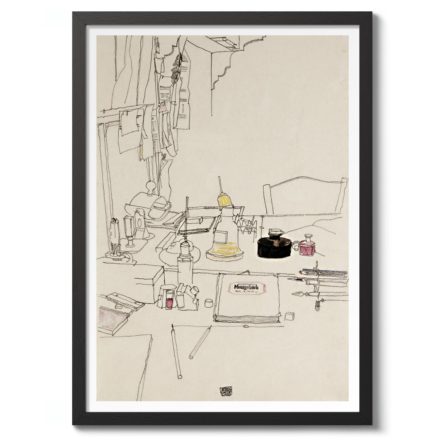 Writing Desk in Prisoner-of-War Camp Muhling