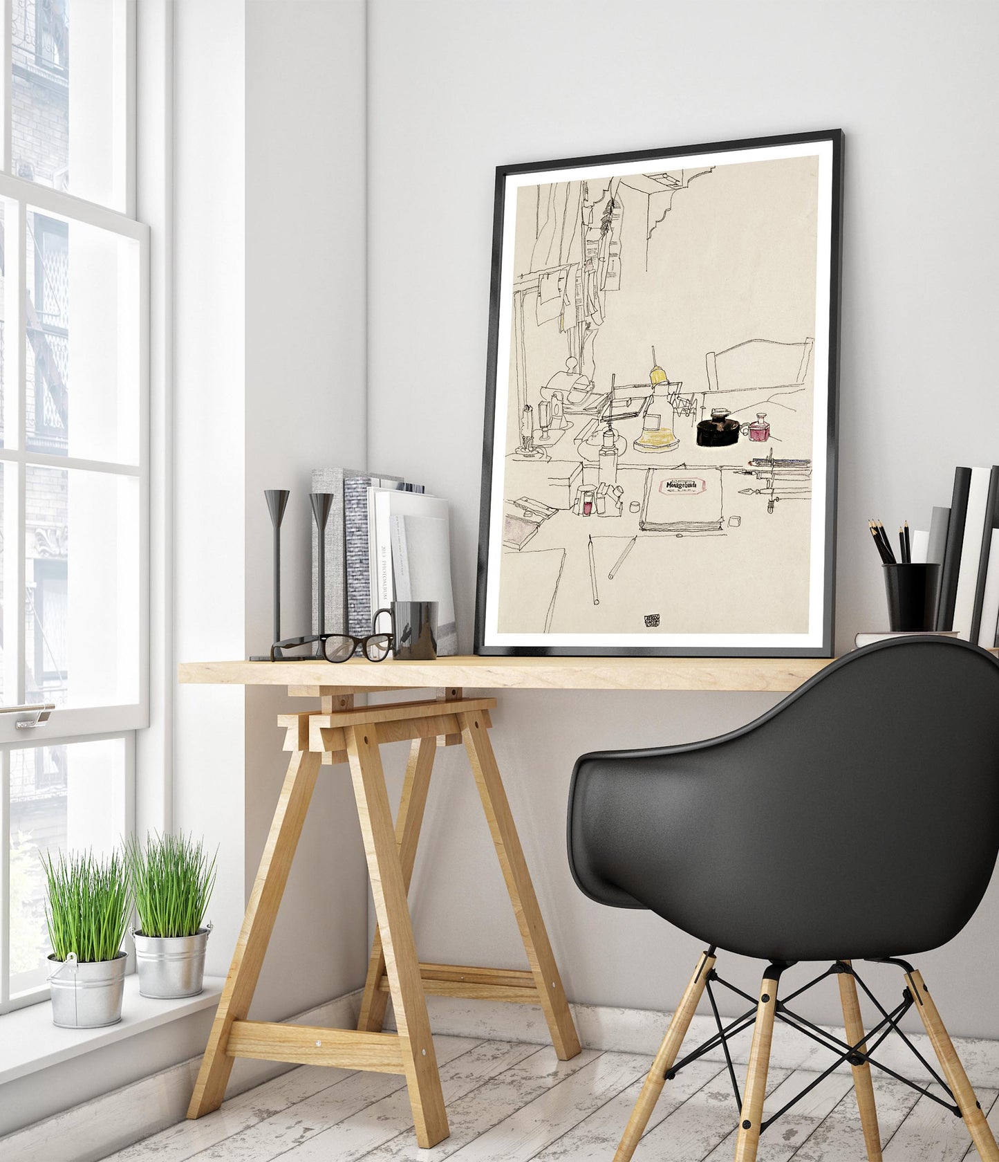 Writing Desk in Prisoner-of-War Camp Muhling