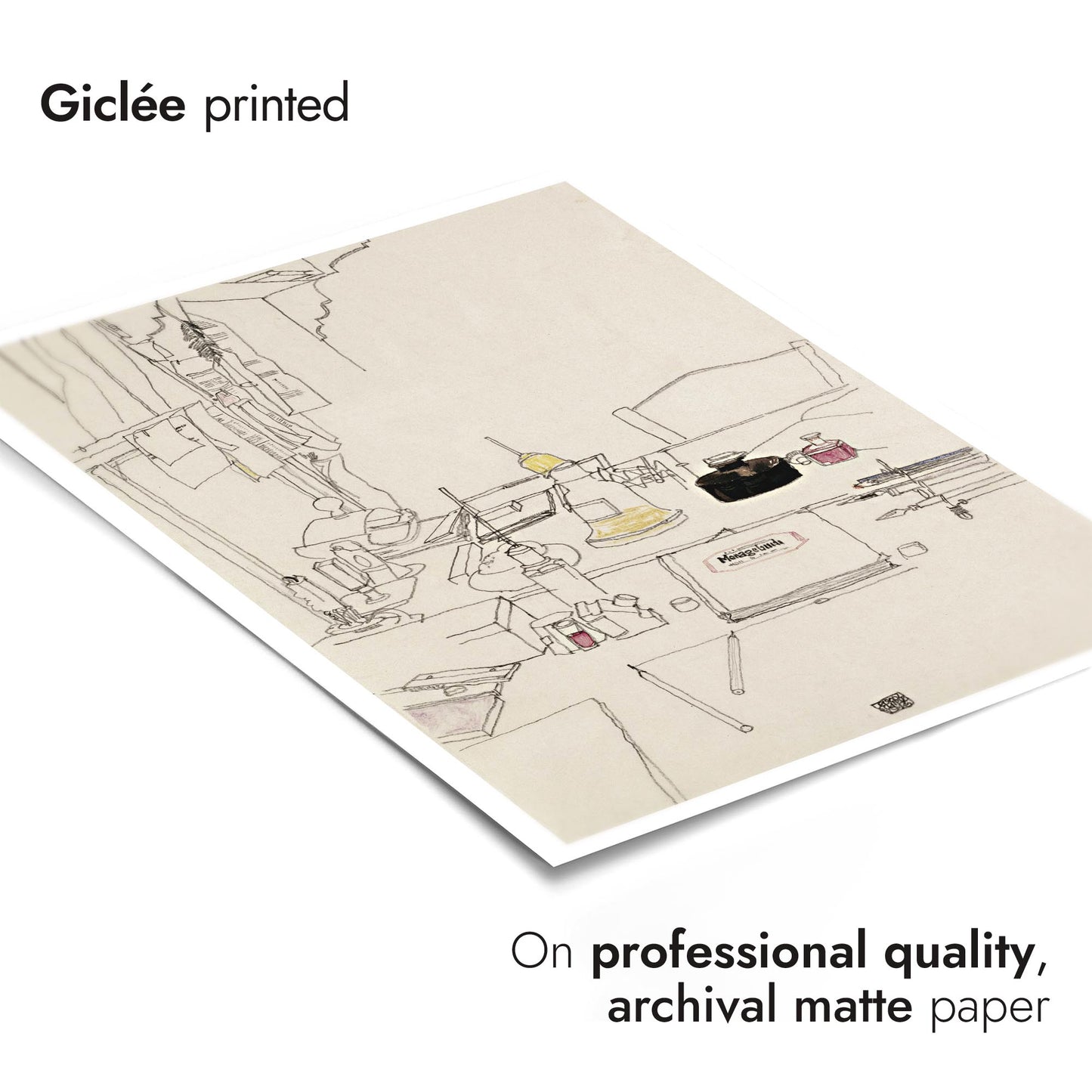 Writing Desk in Prisoner-of-War Camp Muhling