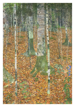 Forêt de bouleaux print