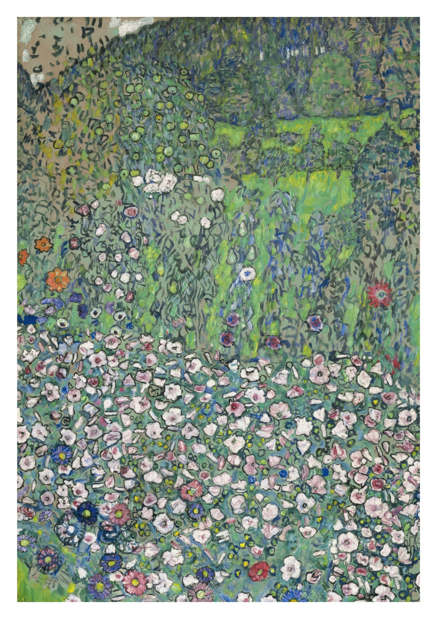 Horticultural Landscape with a Hilltop - Print Only frame