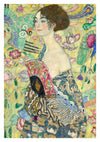 Lady with Fan print