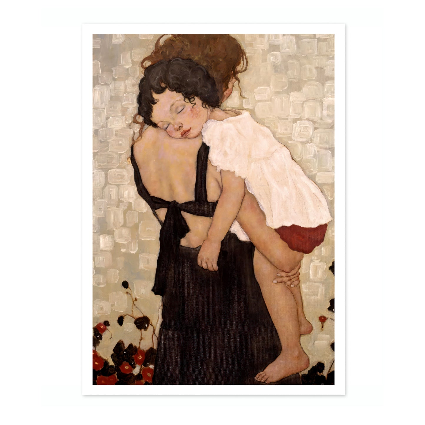 Mère tenant un enfant