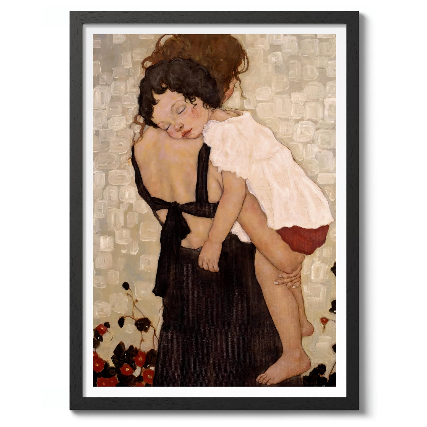 Mère tenant un enfant