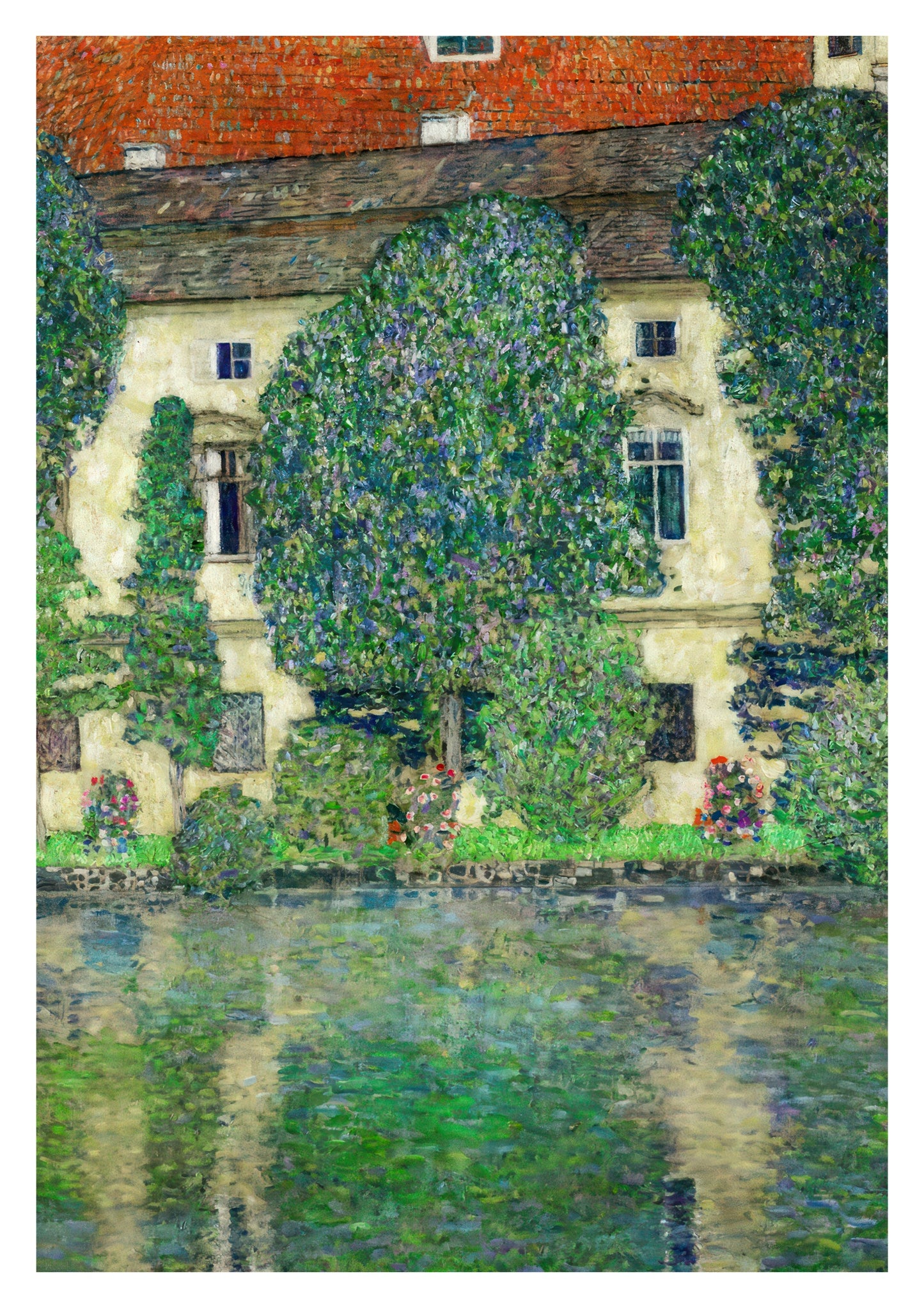 Slottet Kammer vid sjön Attersee III