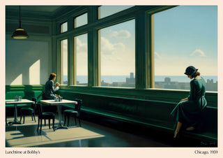 Lunchtime at Bobby's print