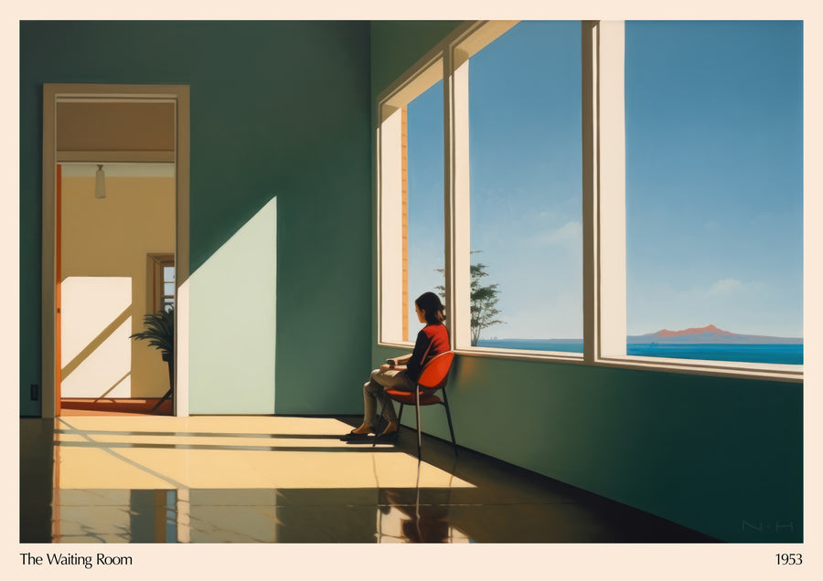 The Waiting Room - Print Only frame