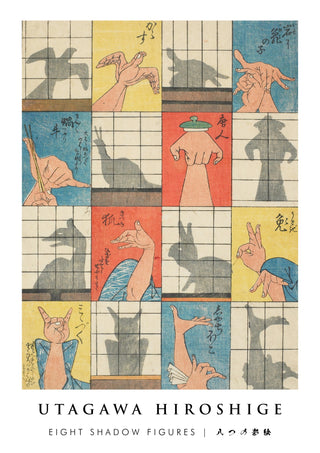 Acht Schattenfiguren print