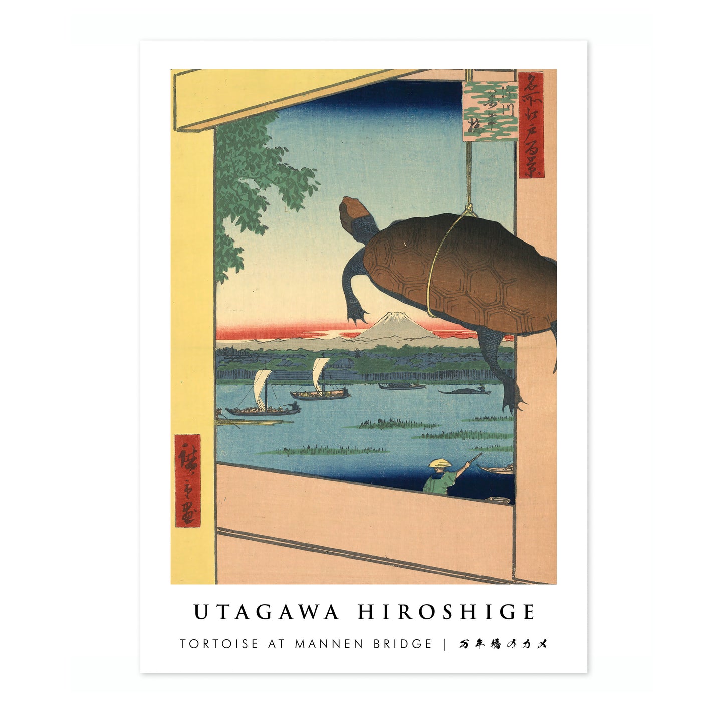 Schildkröte an der Mannen-Brücke