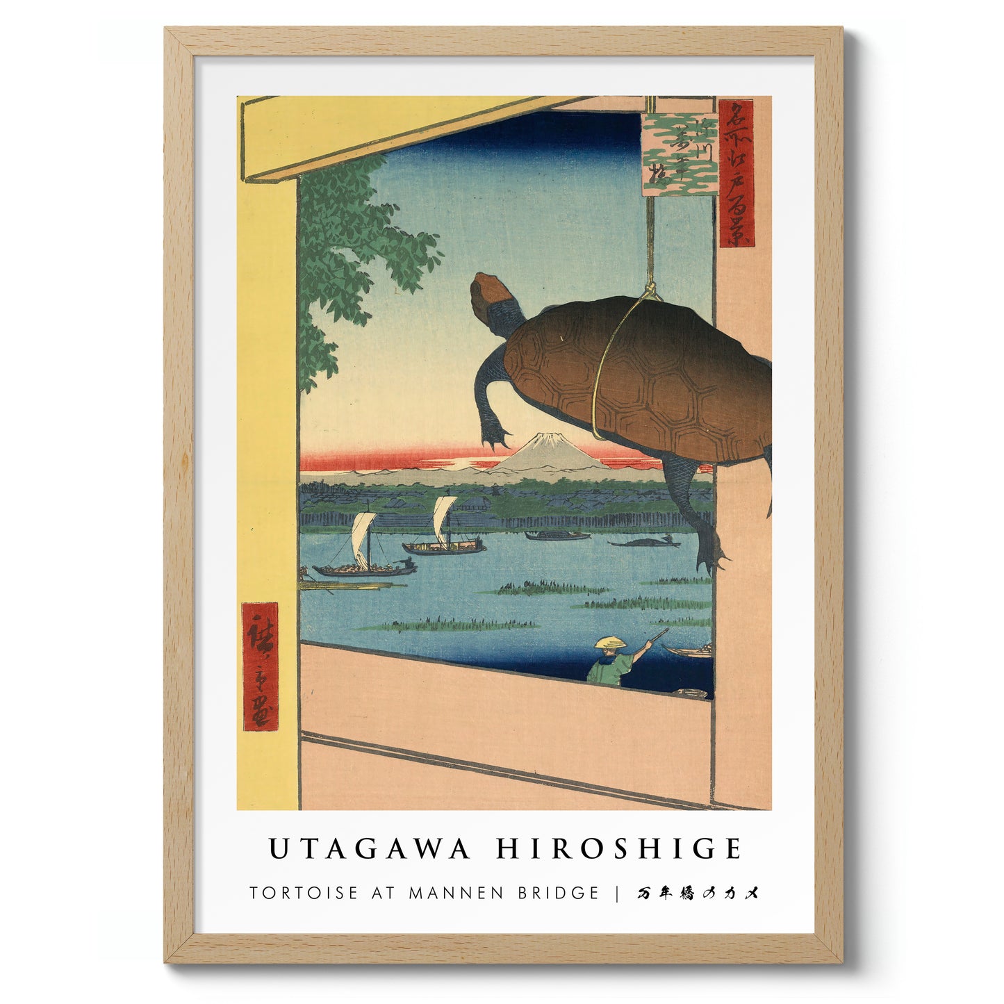 Schildkröte an der Mannen-Brücke