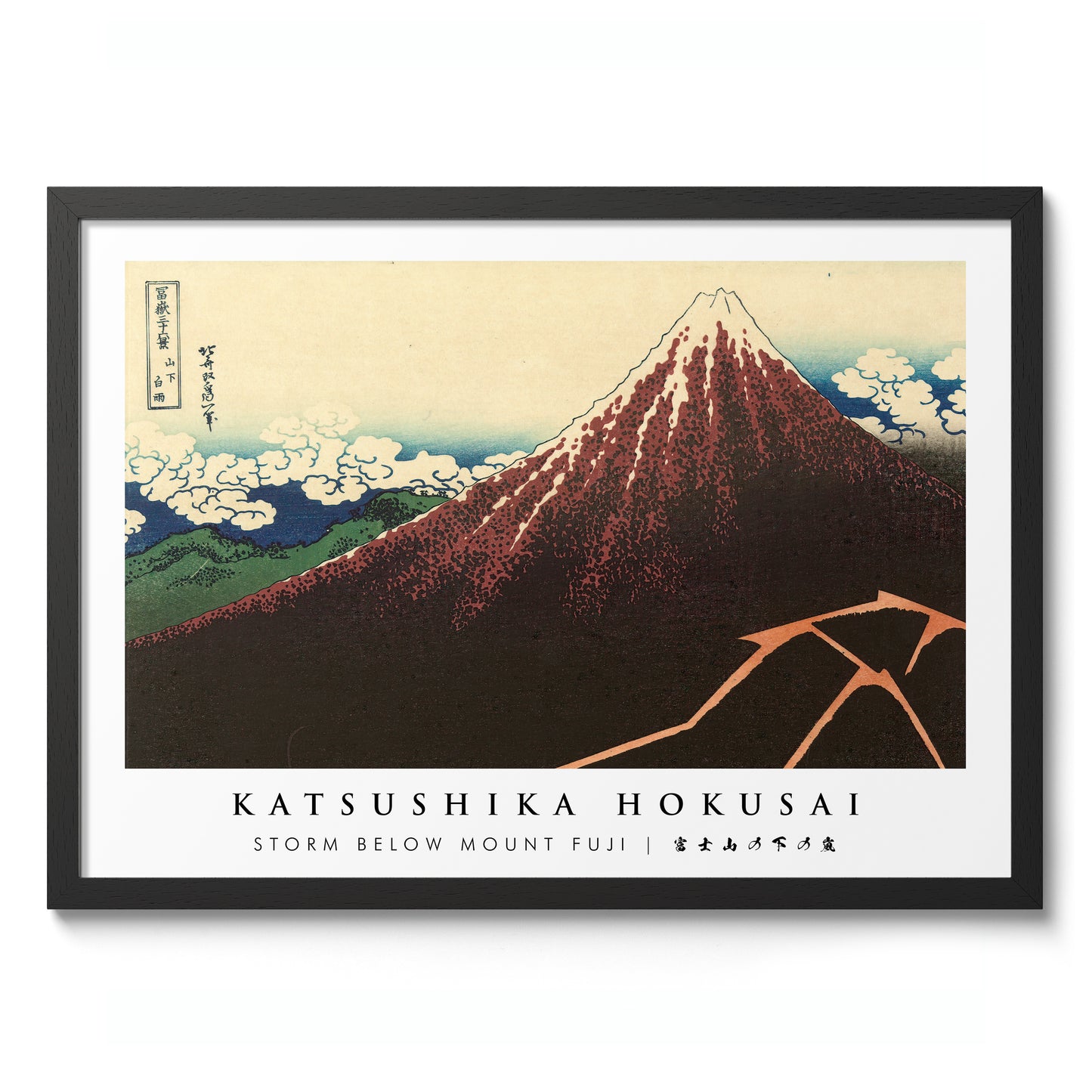 Storm Below Mount Fuji