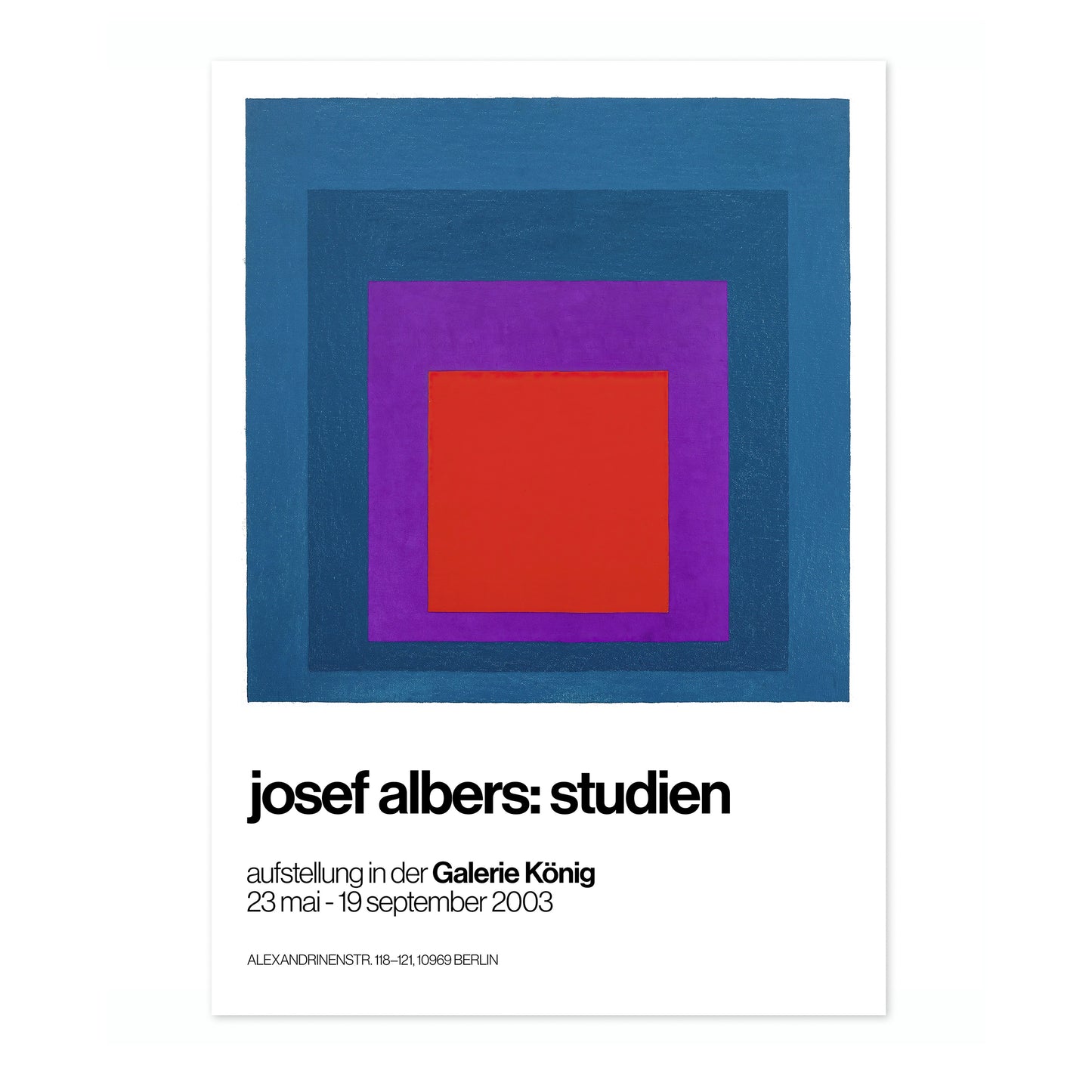 Homage to the Square Blue