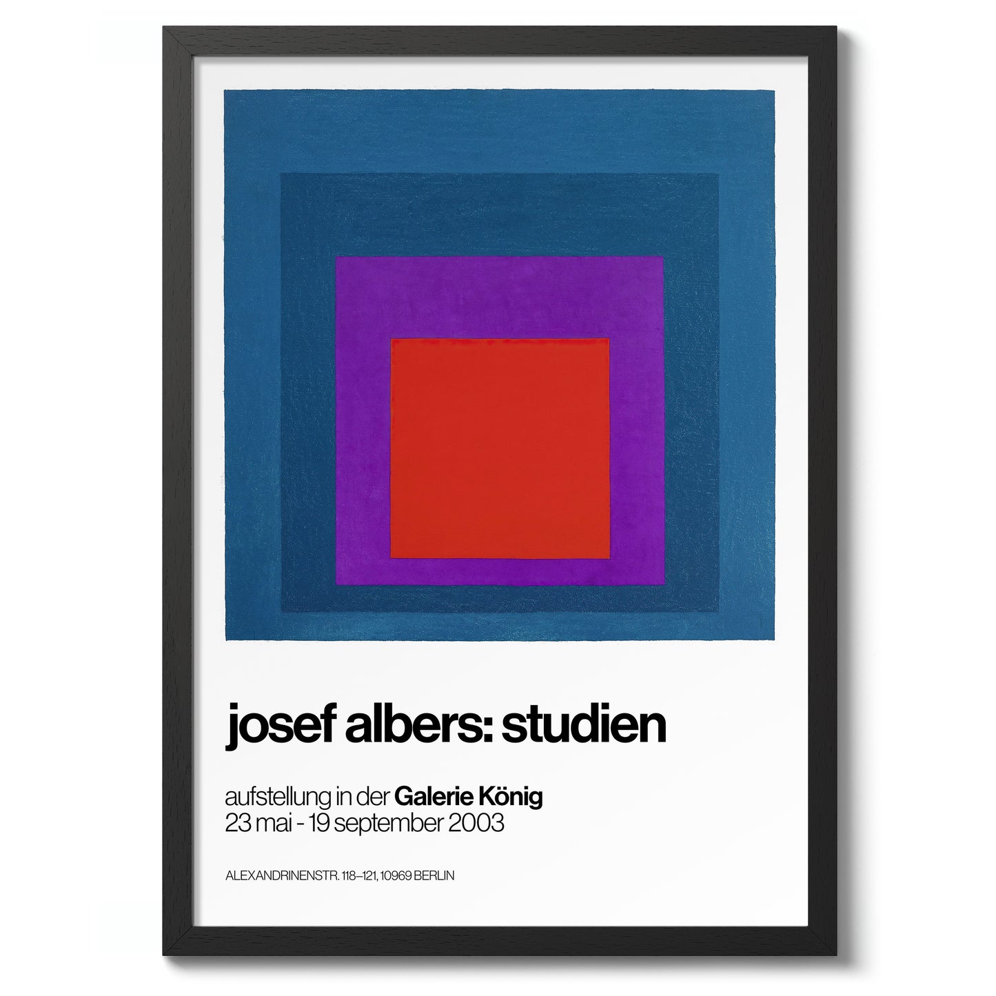 Homage to the Square Blue