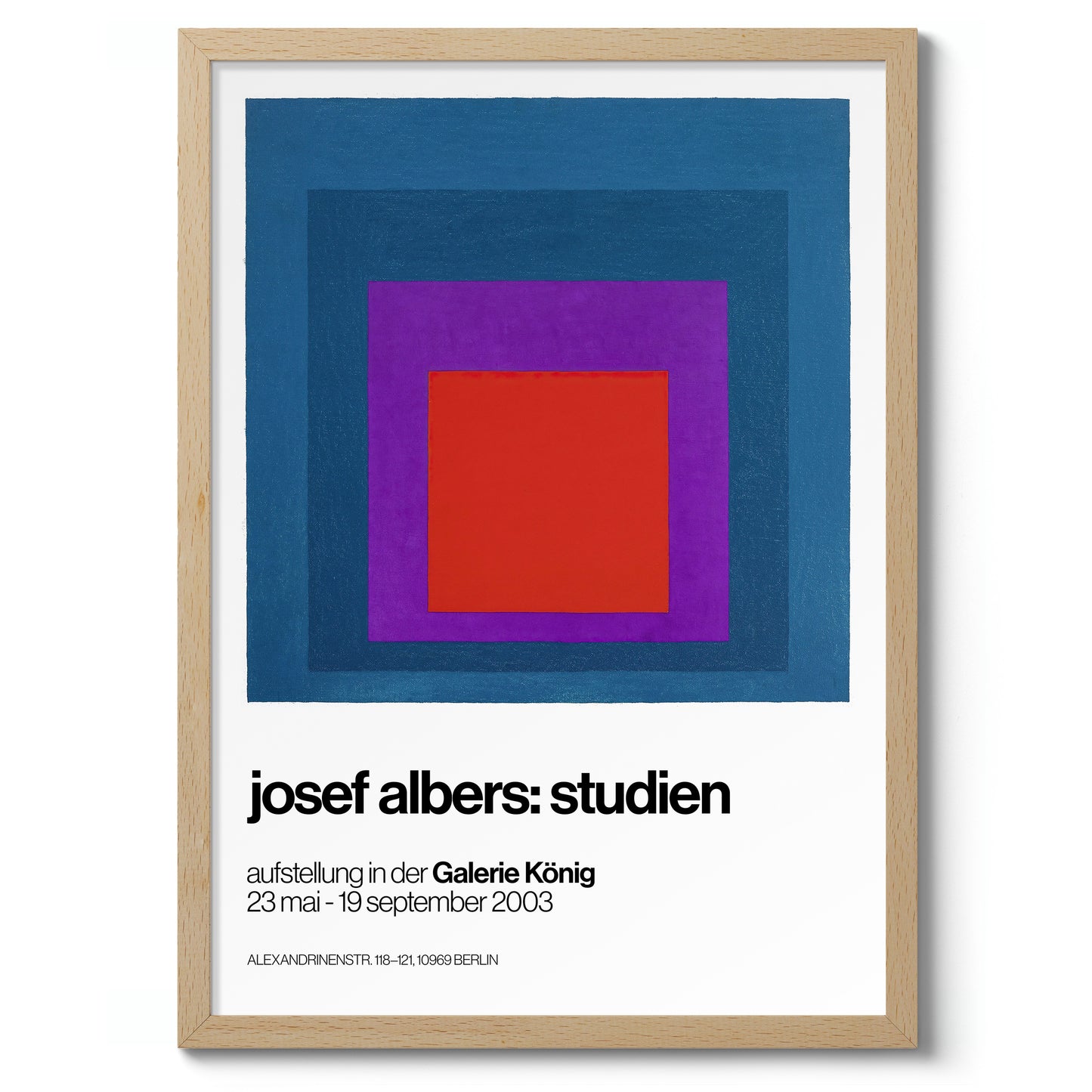 Homage to the Square Blue