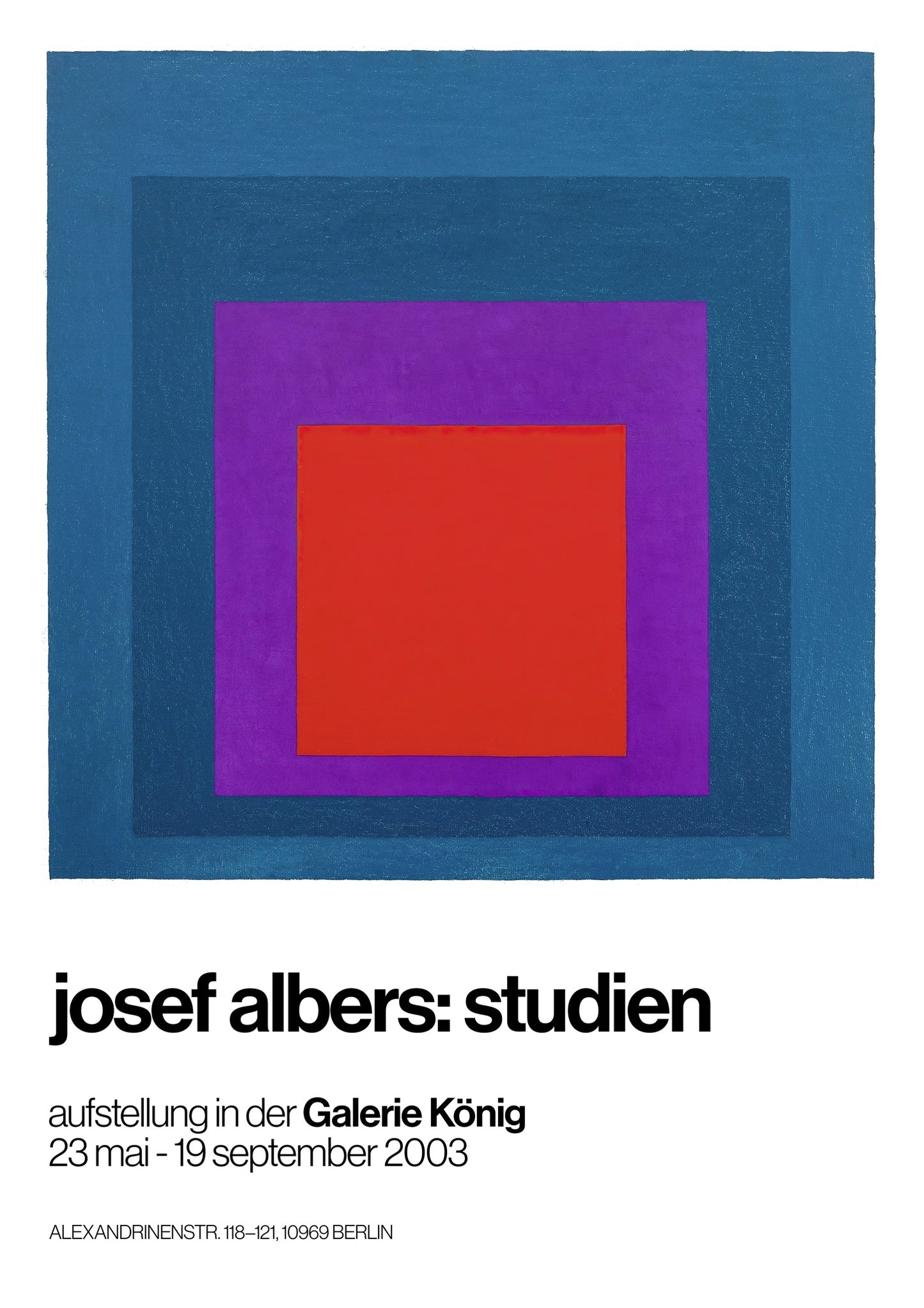 Homage to the Square Blue