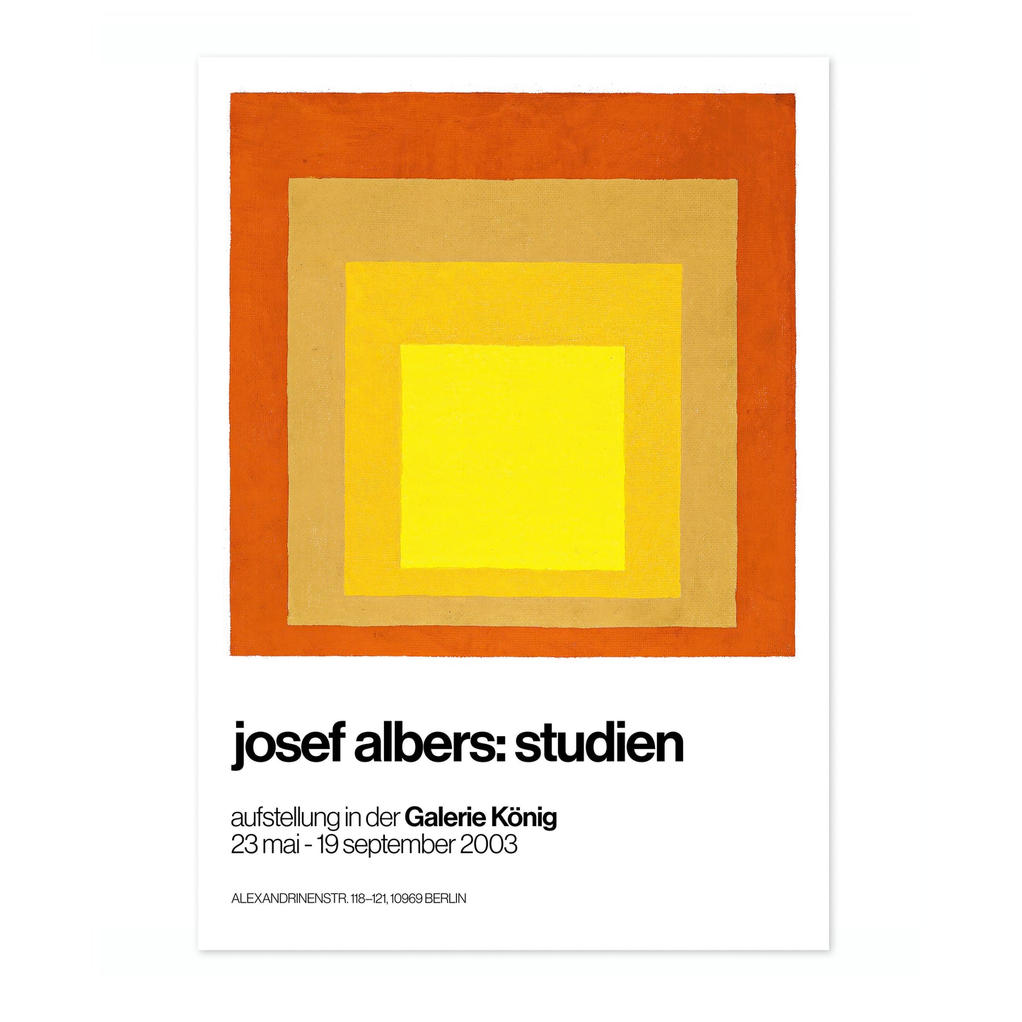 Hommage an das Quadrat Orange