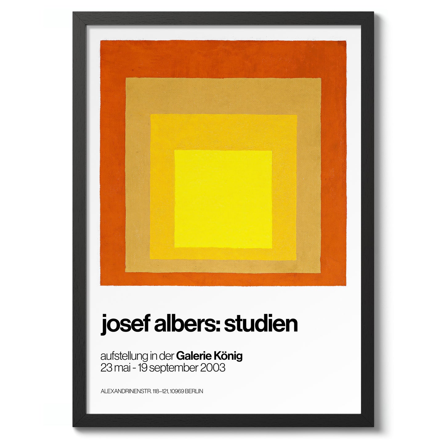 Hommage an das Quadrat Orange