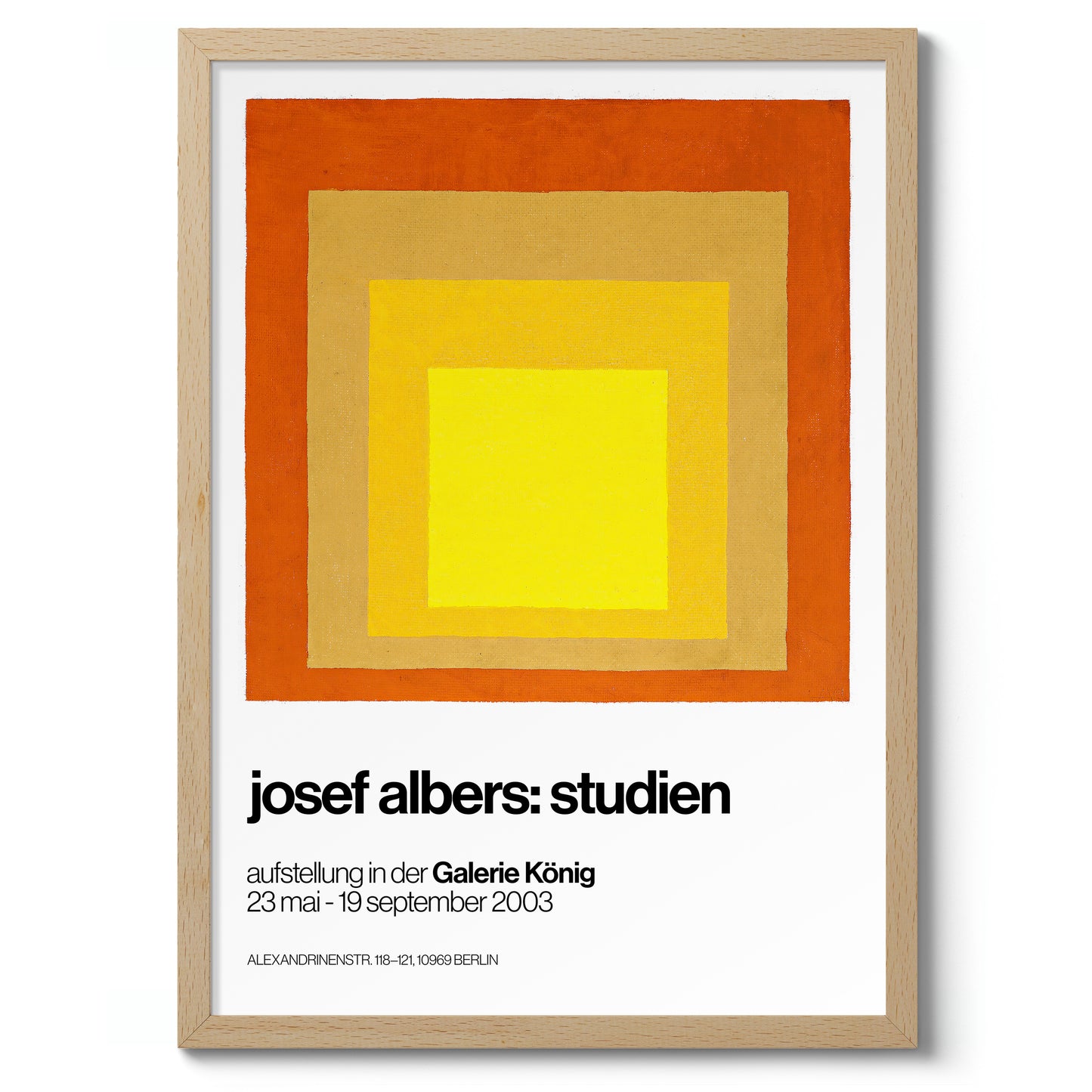 Hommage an das Quadrat Orange